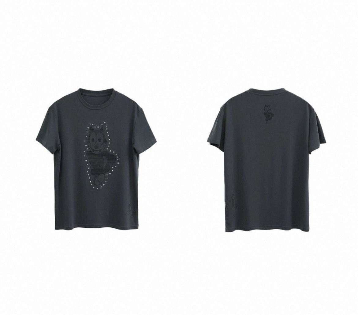 CAT STUD TEE