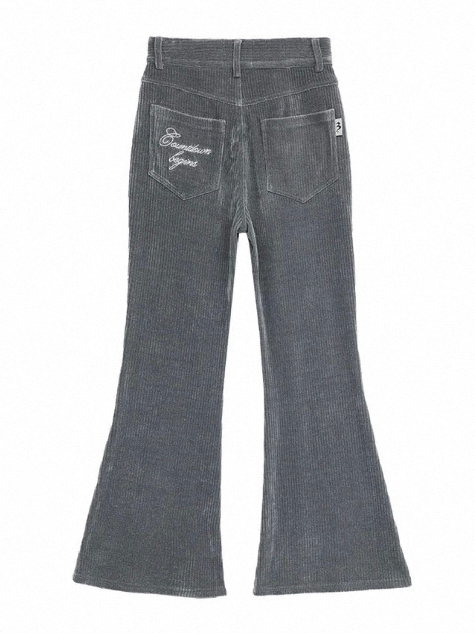 VELVET TRACE PANTS