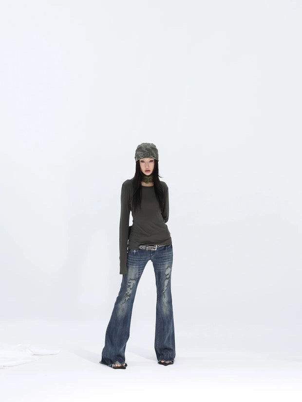 DAMAGED ICON DENIM