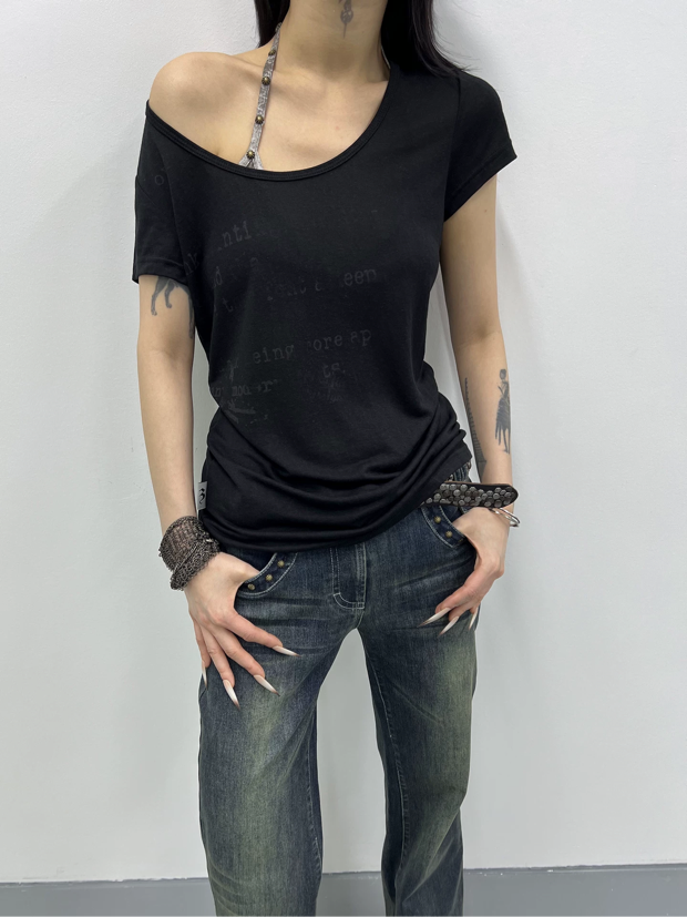 SHEER GRAPHIC TEE