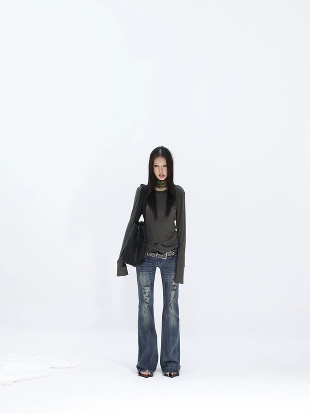 DAMAGED ICON DENIM