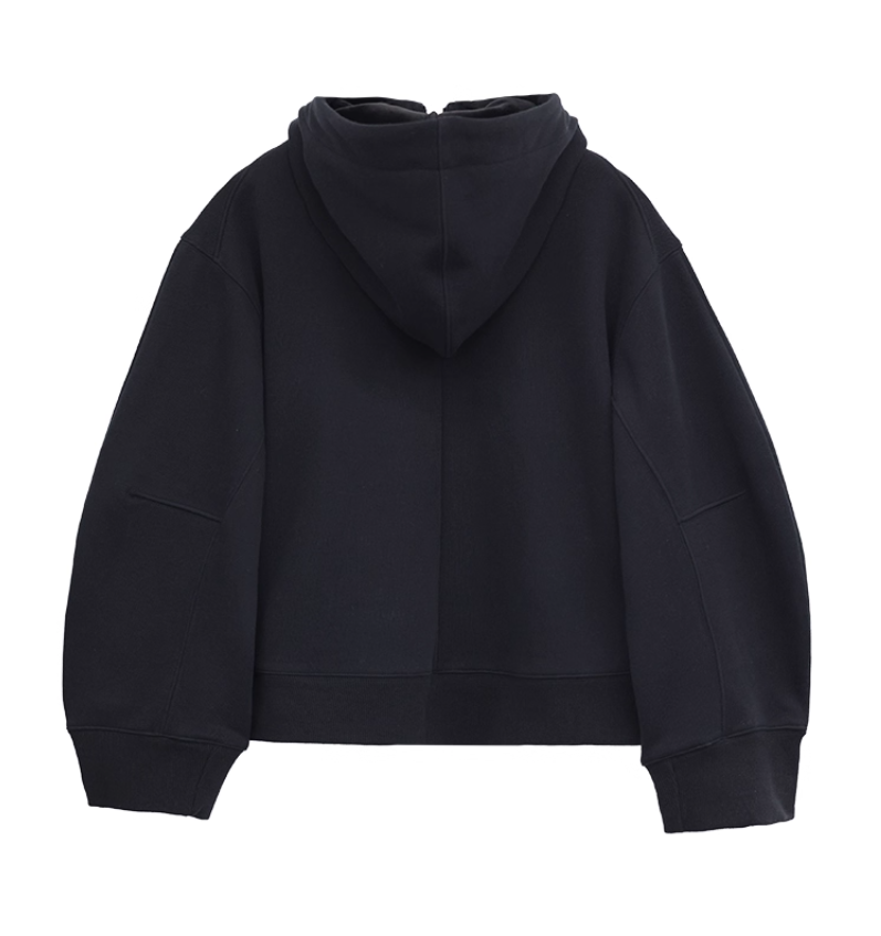 SCULPTED ZIP HOODIE