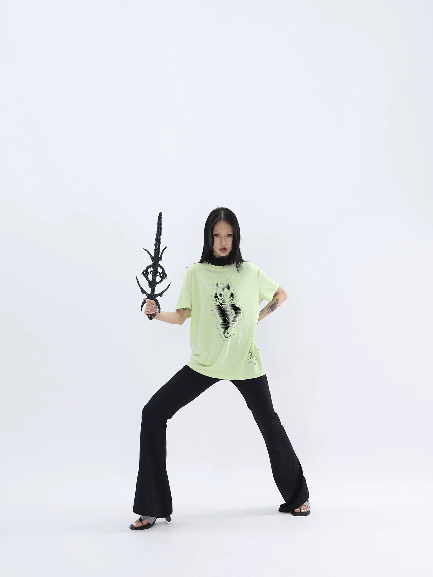 CAT STUD TEE