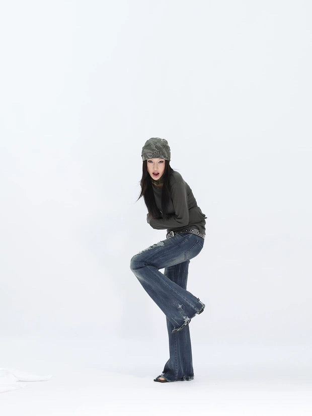 DAMAGED ICON DENIM