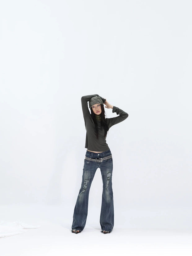 DAMAGED ICON DENIM