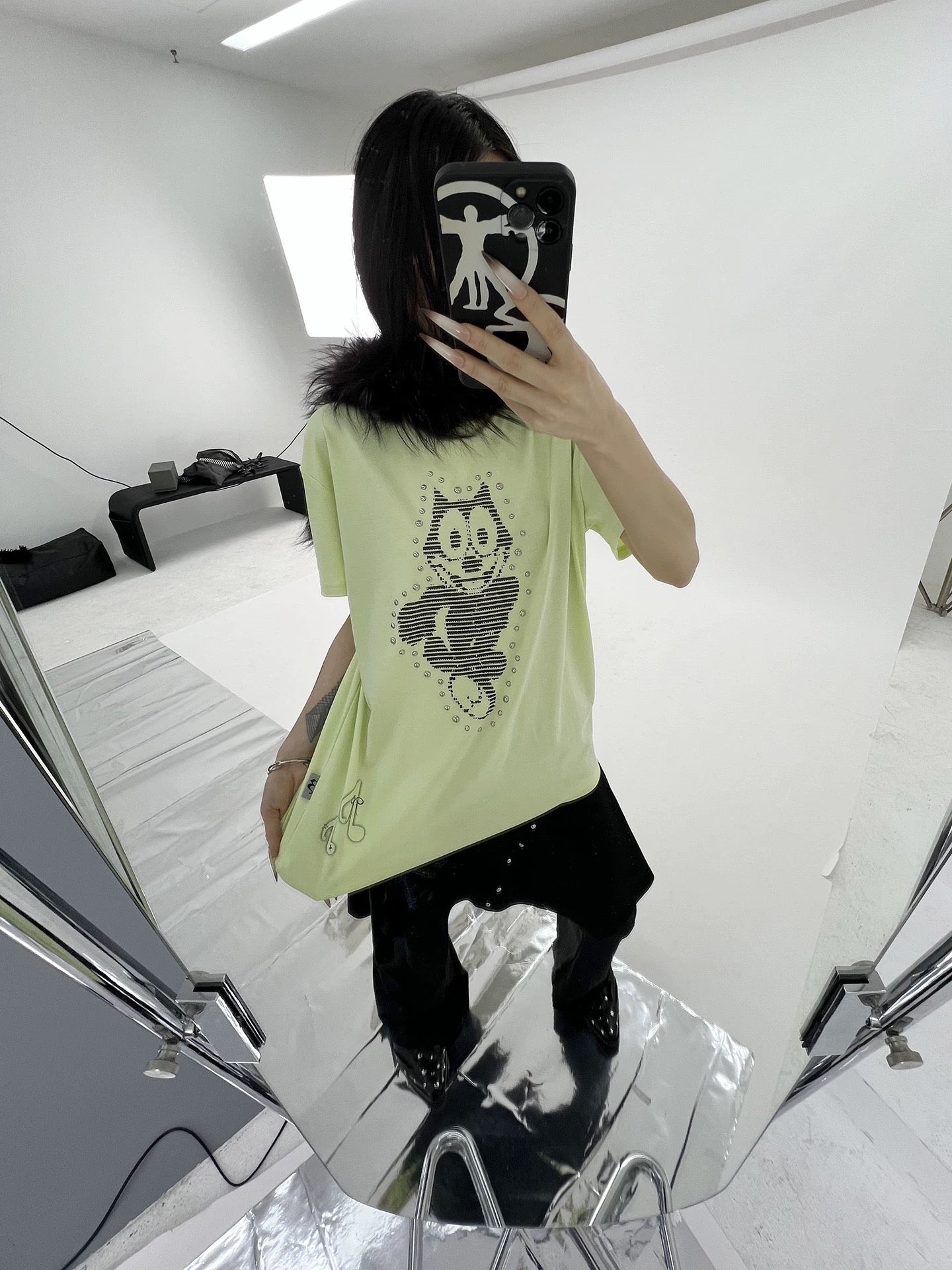 CAT STUD TEE