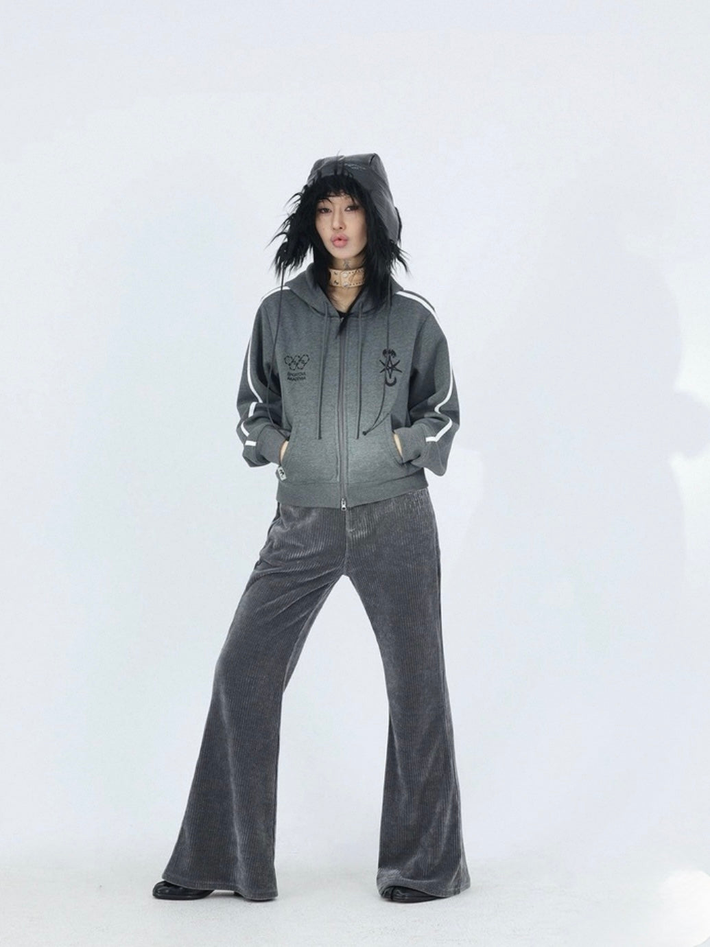VELVET TRACE PANTS