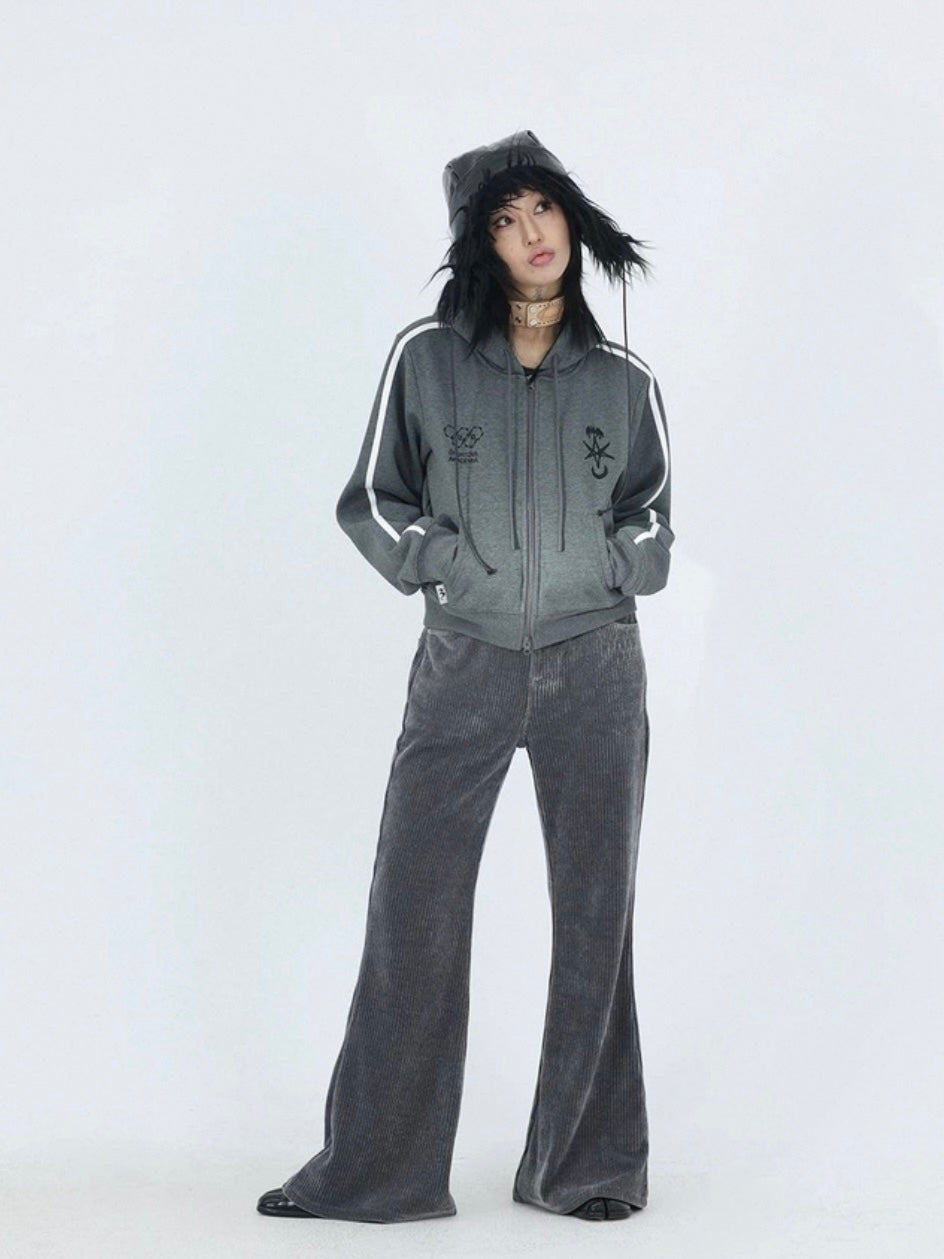 VELVET TRACE PANTS