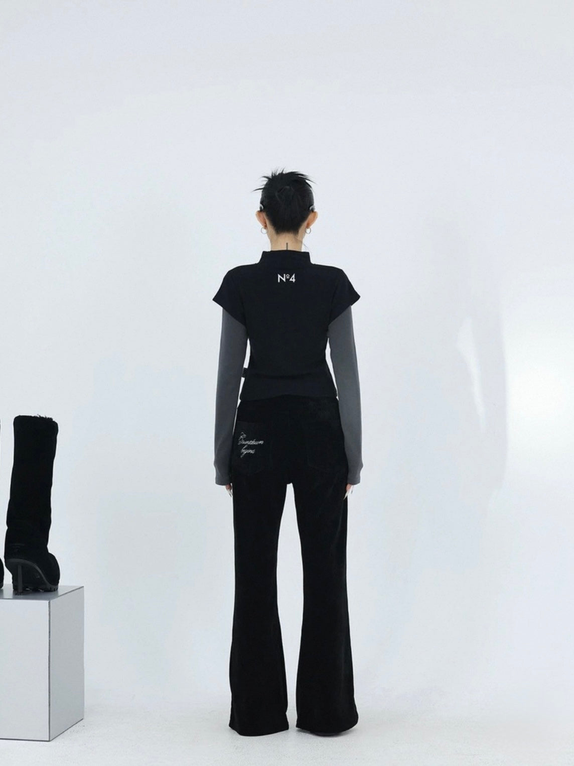 VELVET TRACE PANTS
