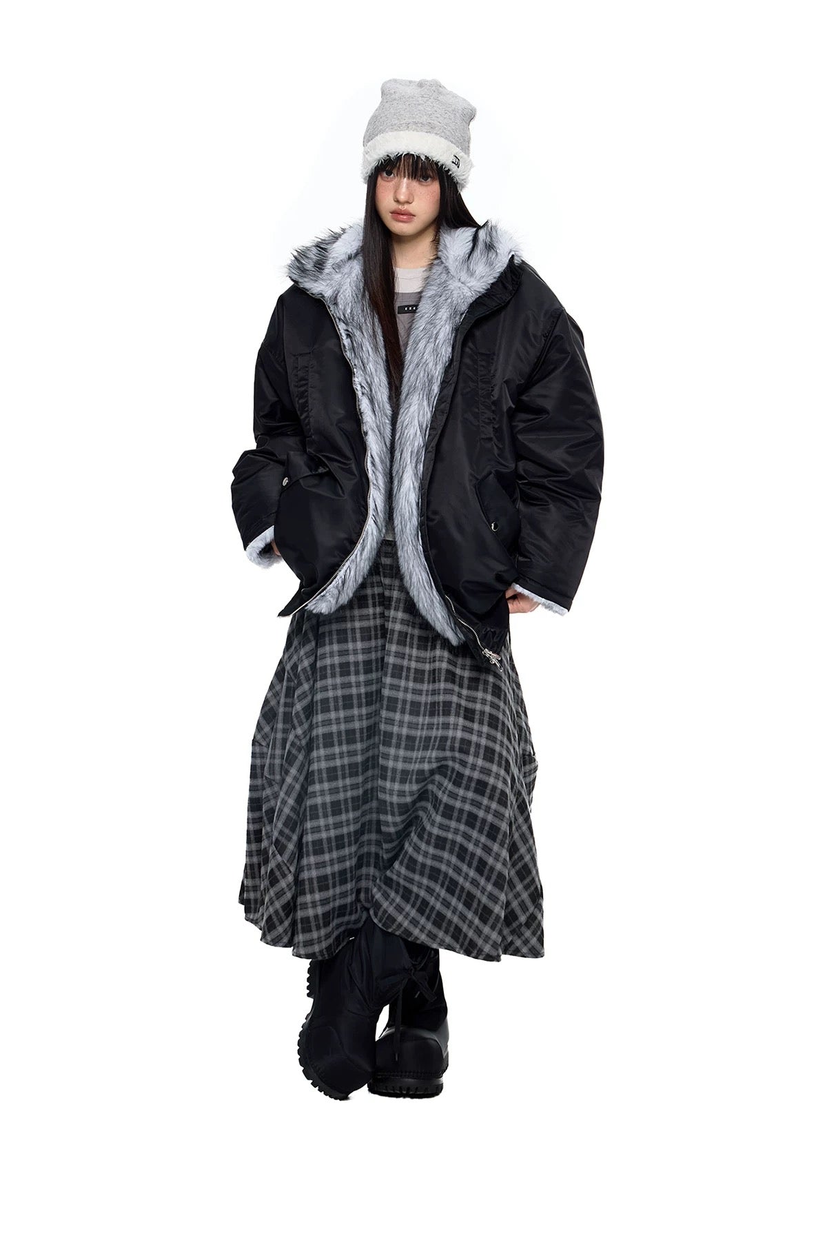 HEAVY FUR BOMBER JACKET