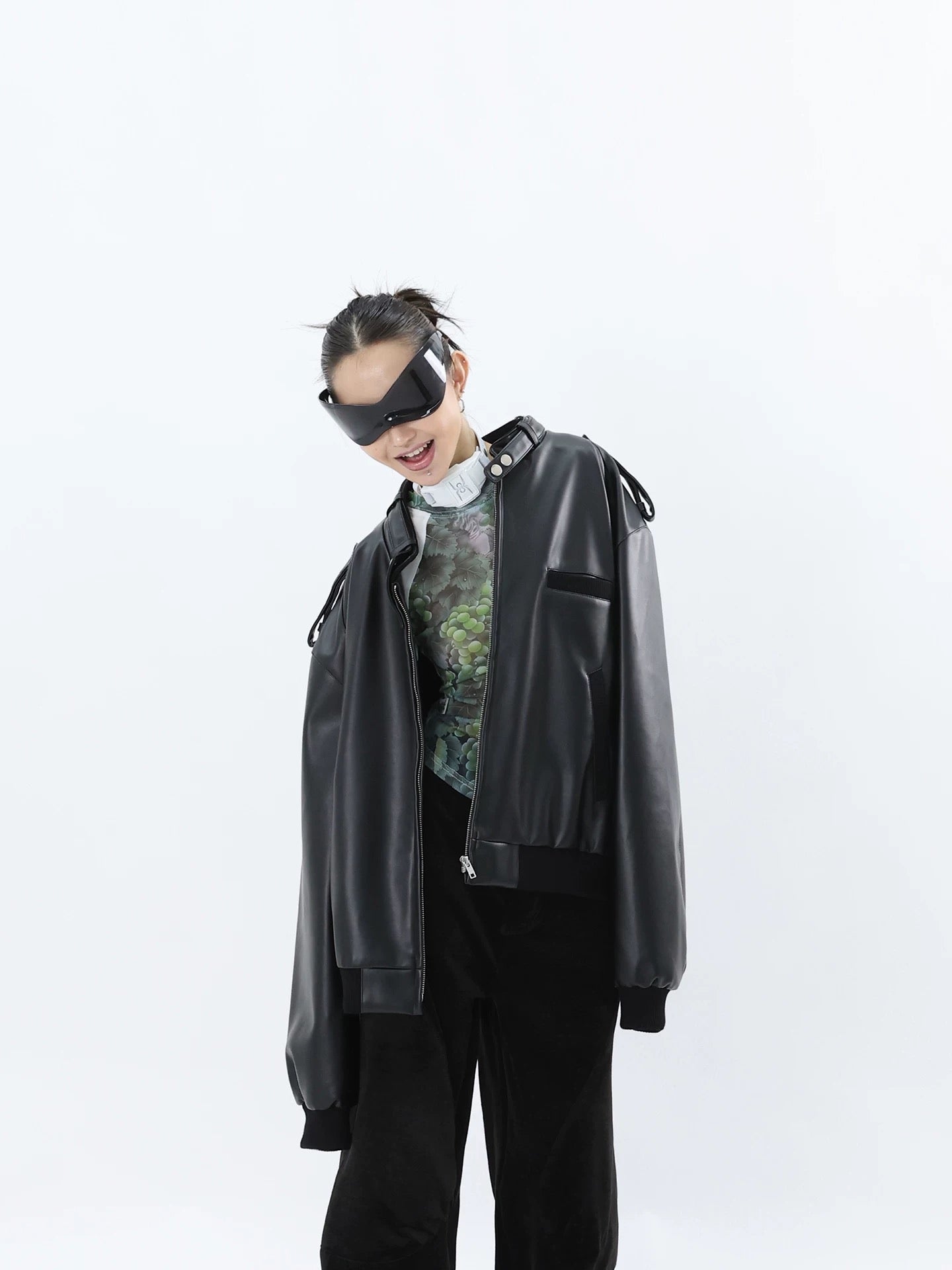 EXOSHELL LEATHER JACKET