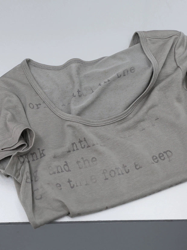 SHEER GRAPHIC TEE