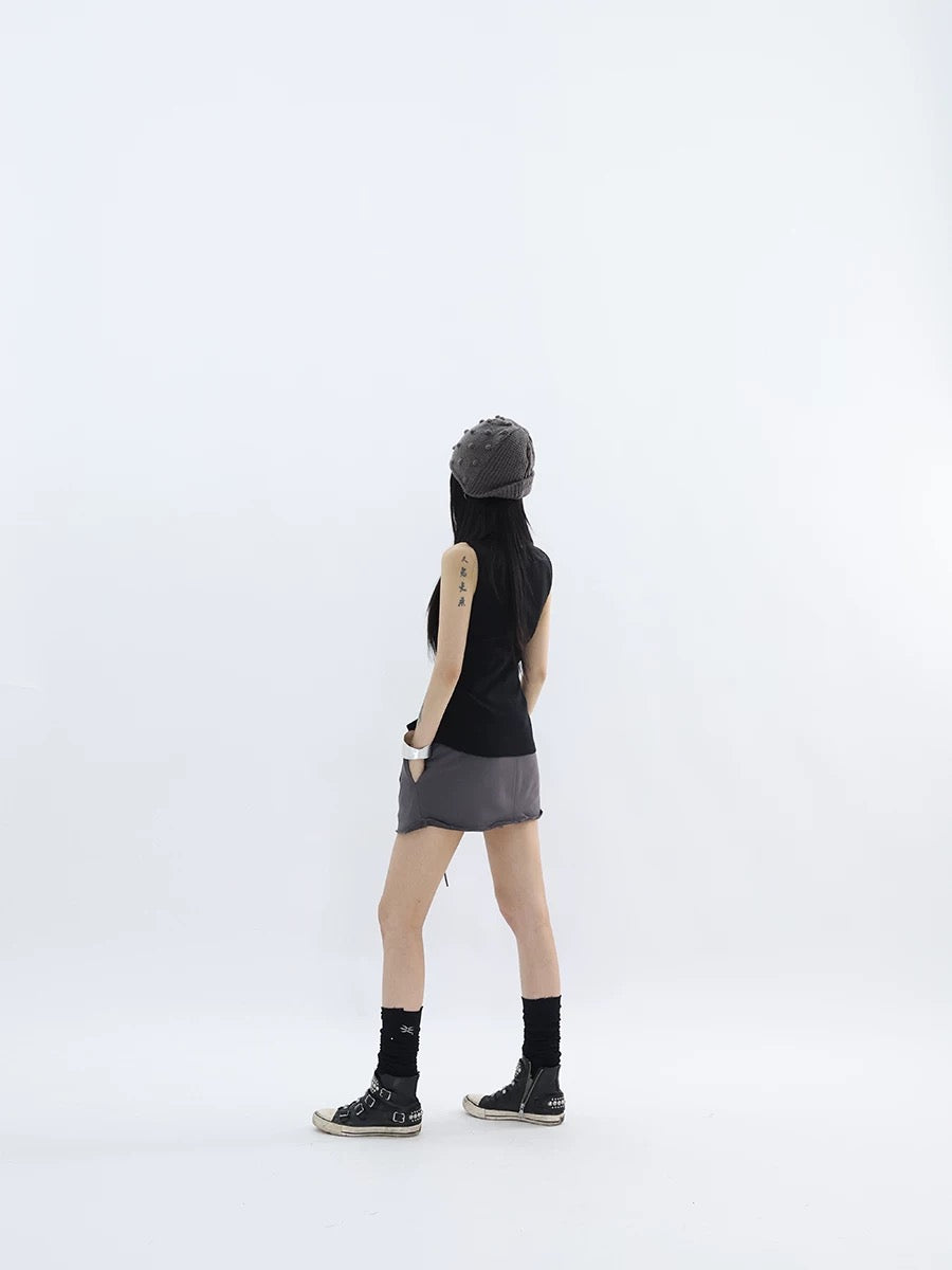 CANDLE RUCHED SKIRT