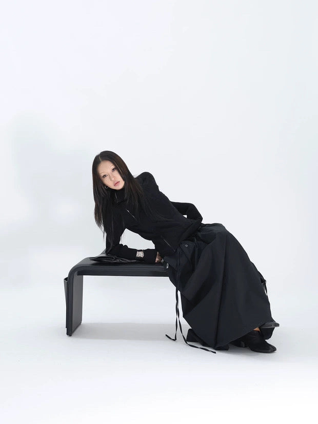 STATIC DRAPE SKIRT