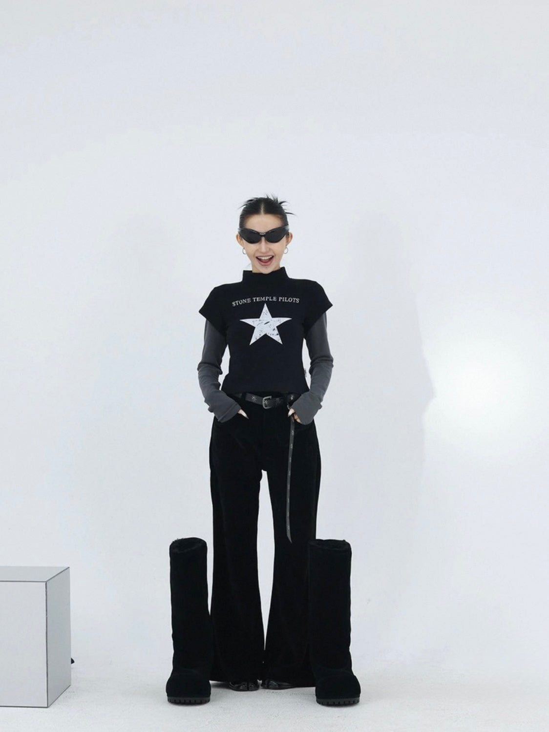VELVET TRACE PANTS
