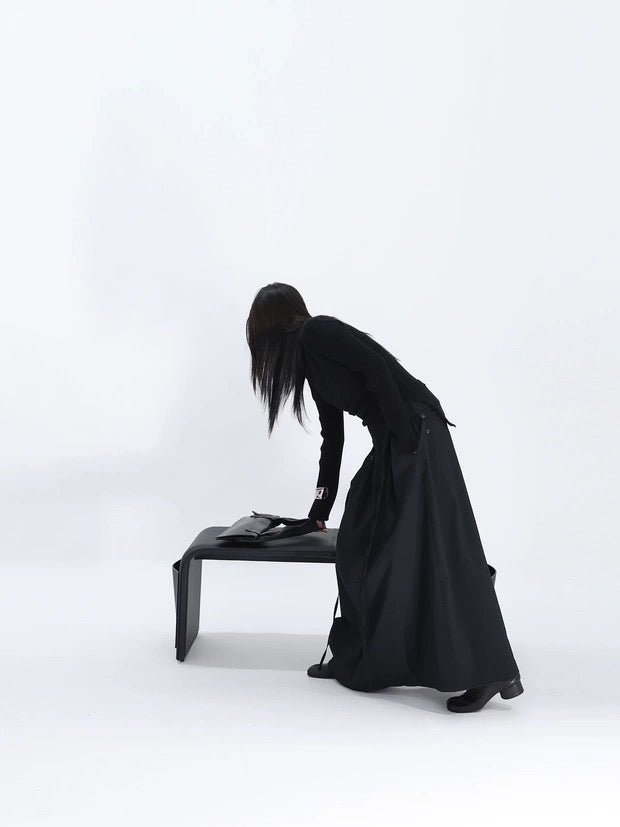STATIC DRAPE SKIRT