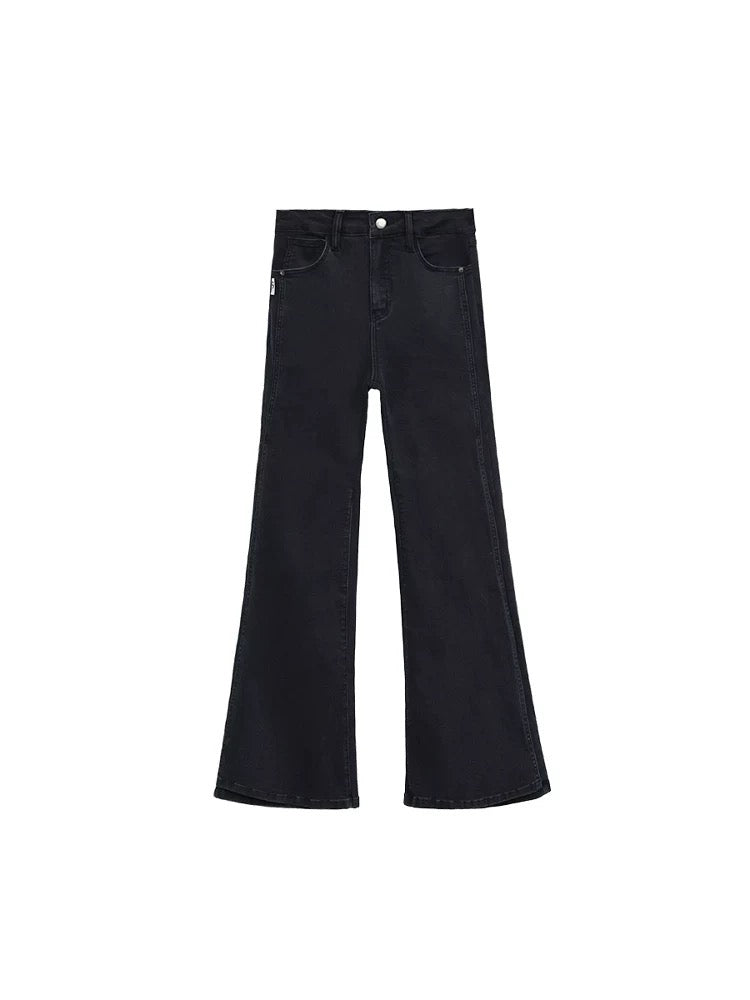 BLACK FLARE DENIM
