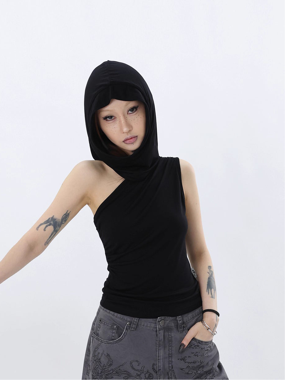 DETACH HOODED VEST