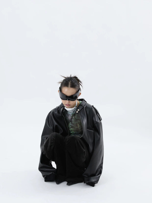 EXOSHELL LEATHER JACKET
