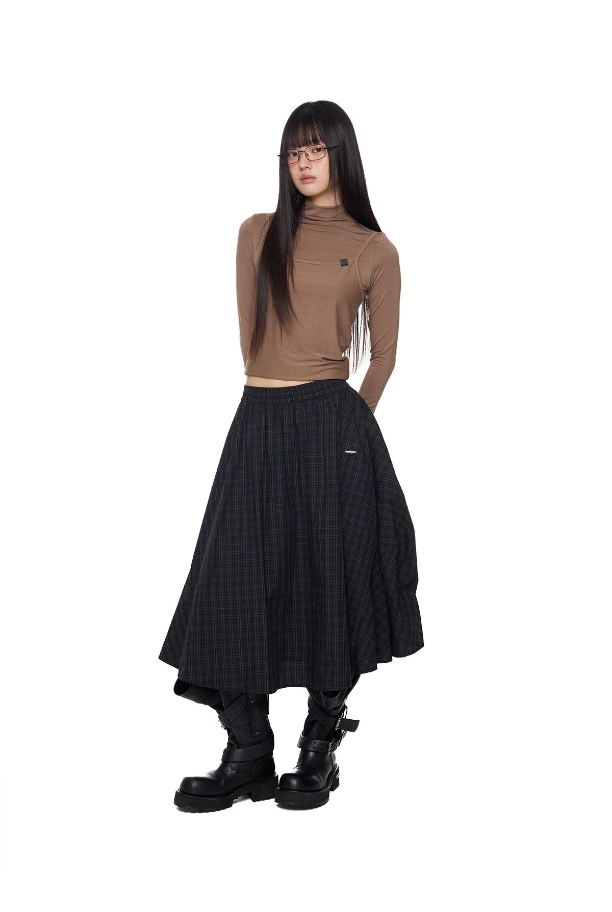 LAYERED MOCK NECK TOP