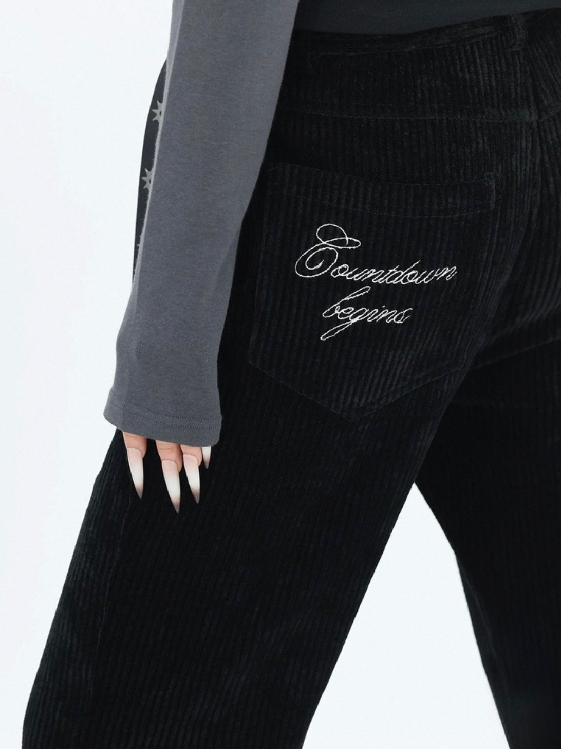 VELVET TRACE PANTS