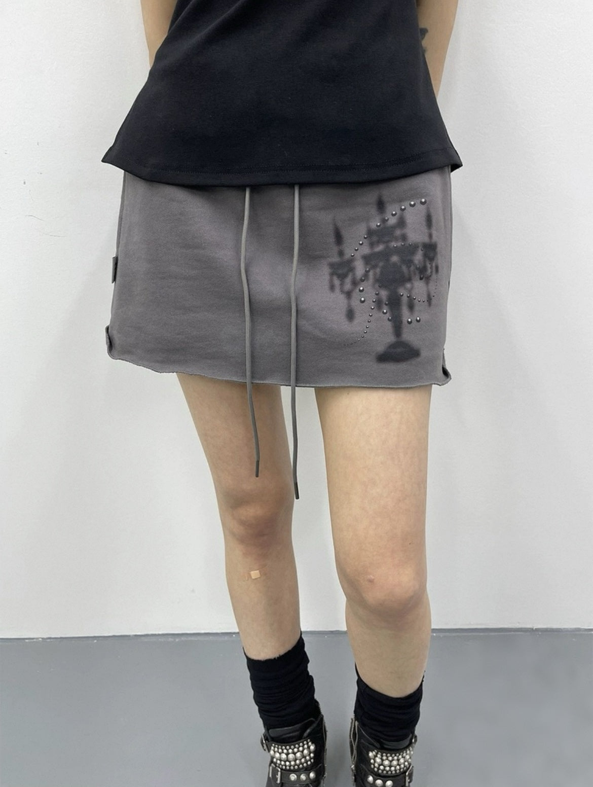 CANDLE RUCHED SKIRT