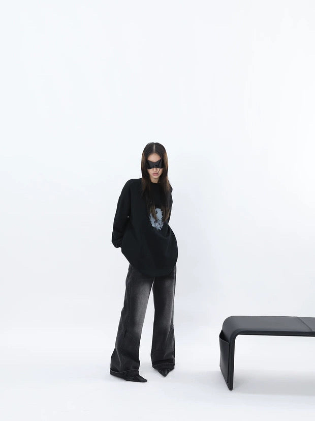 SHADOW PRINT SWEAT