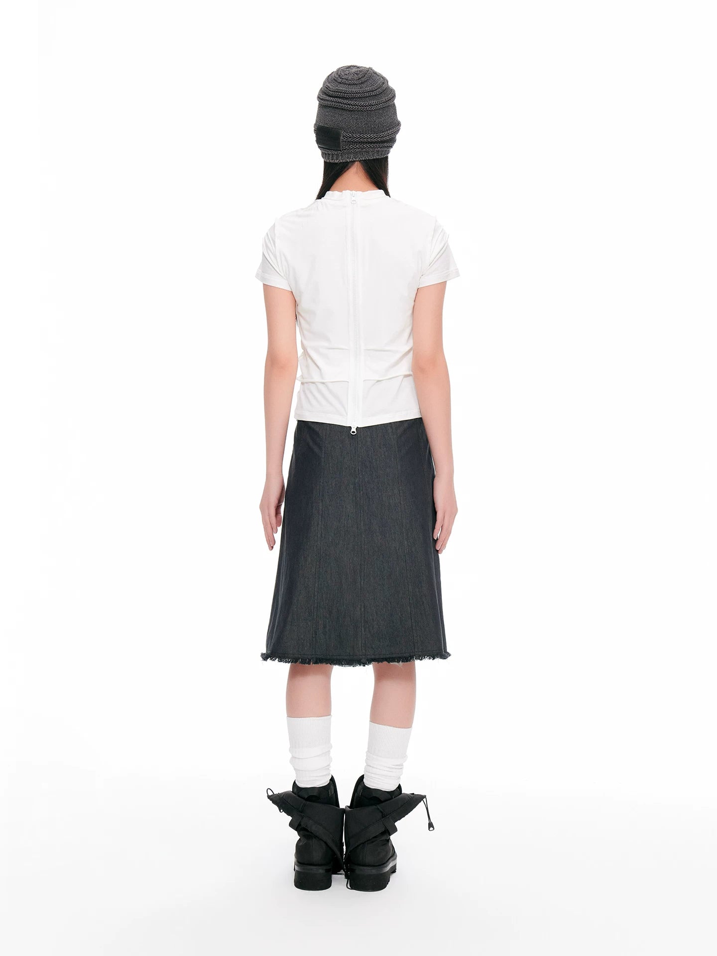 MINIMALIST PLEATED FORMAL TOP