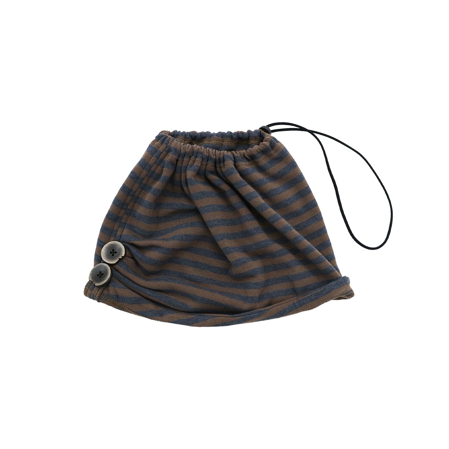 STRIPE BUTTON BEANIE