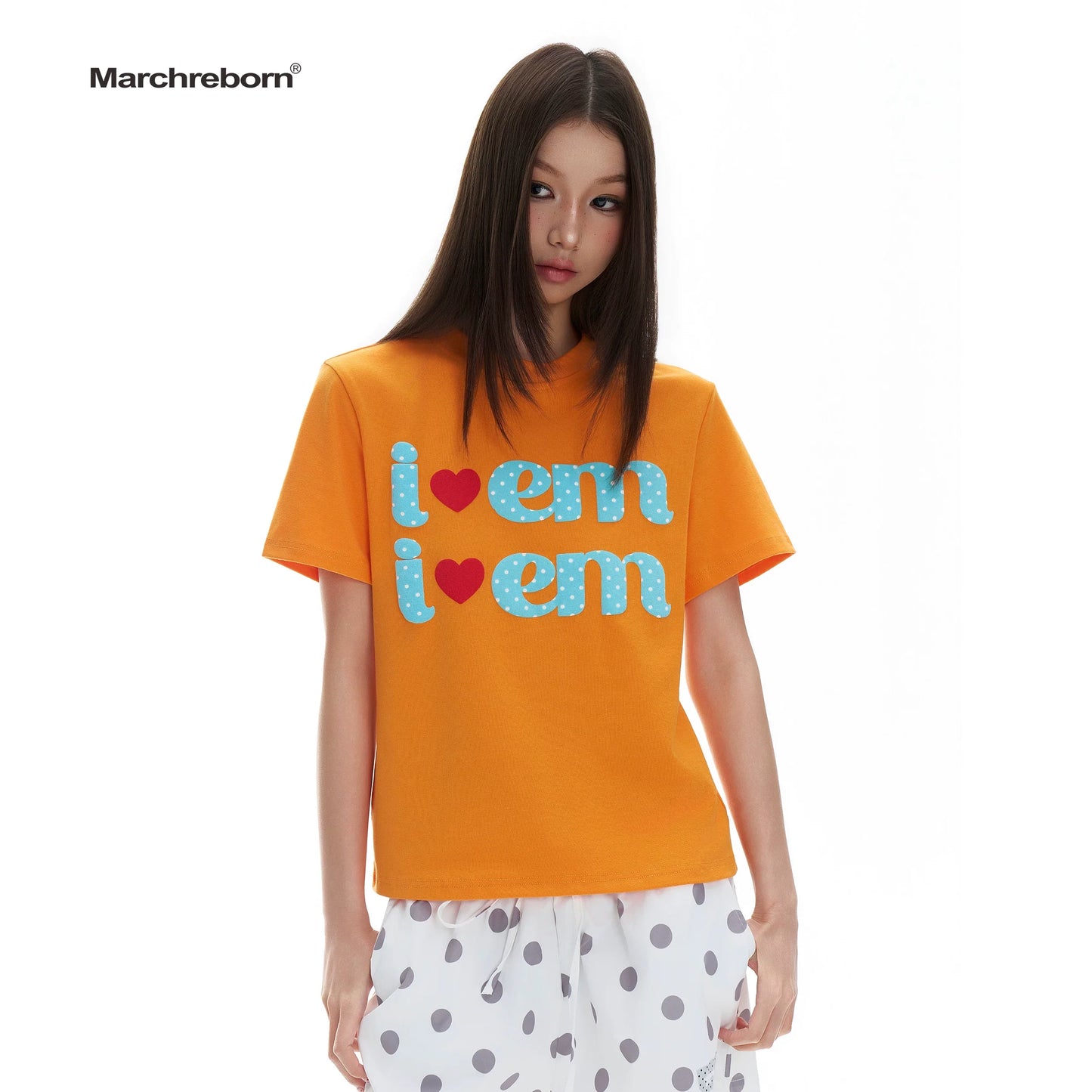 POLKA DOT SLIM T-SHIRT