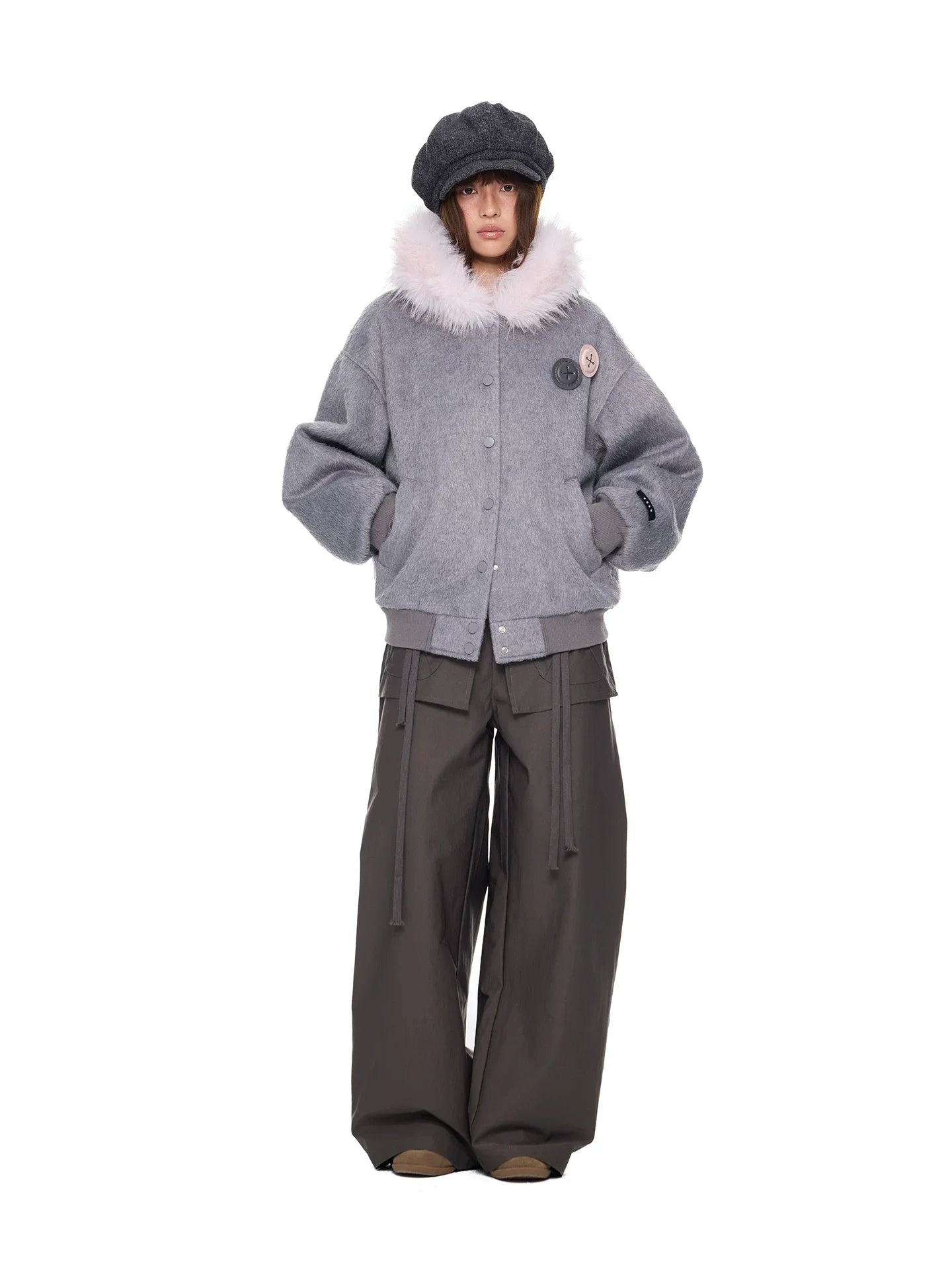 STRAPPED COLLAR JACKET