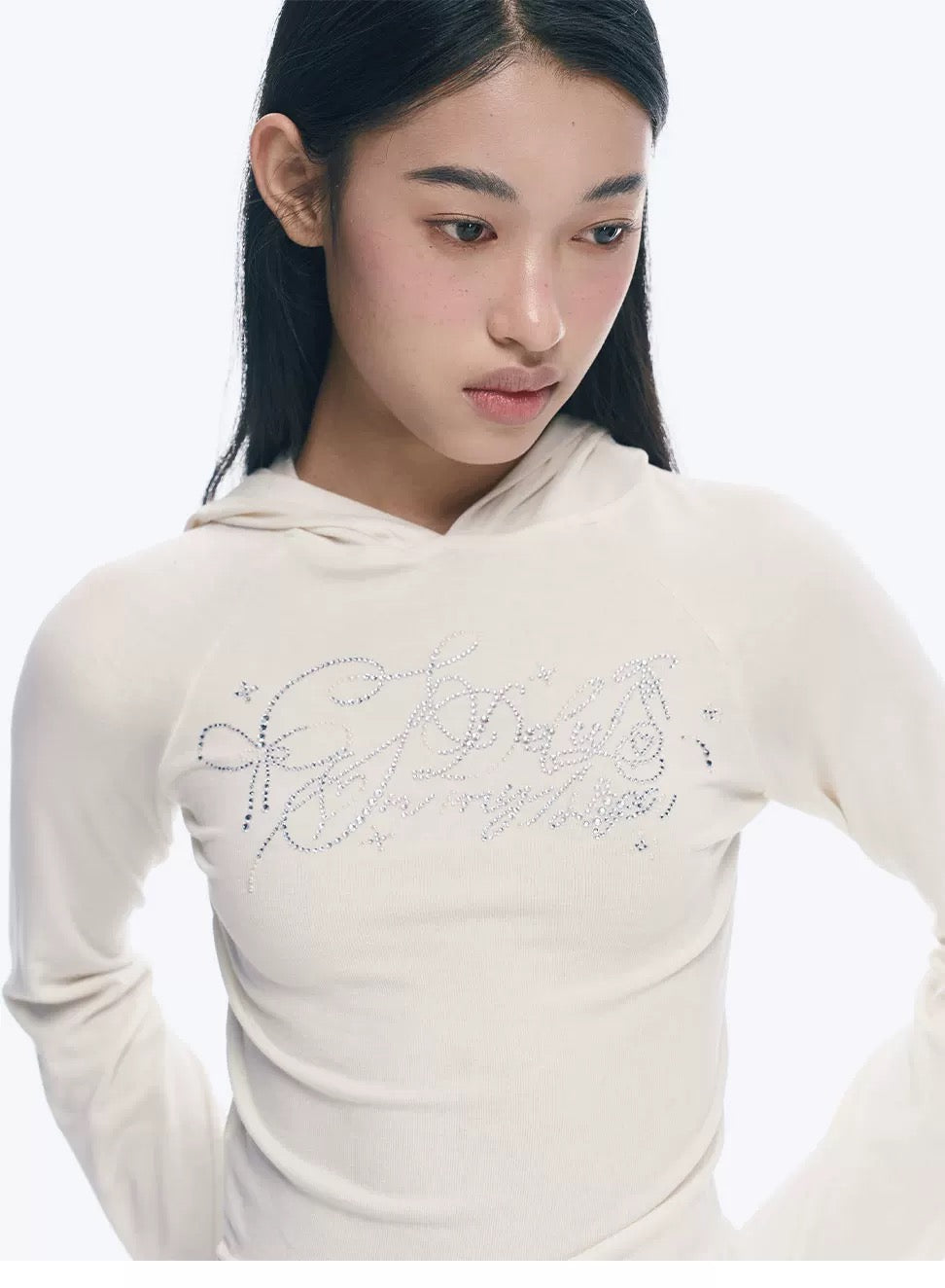 LIGHTWEIGHT HOODED LONG SLEEVE TOP