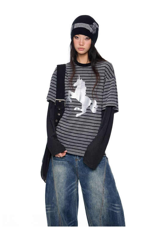 SHINY UNICORN STRIPE