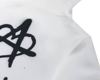 PUNK GRAFFITI HOODED TEE