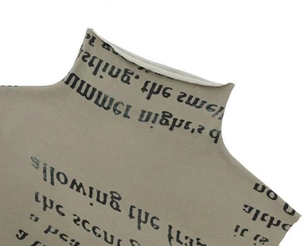 PLAID TURTLENECK TANK DRESS