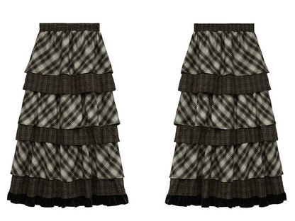 RUSTIC STACK MAXI SKIRT