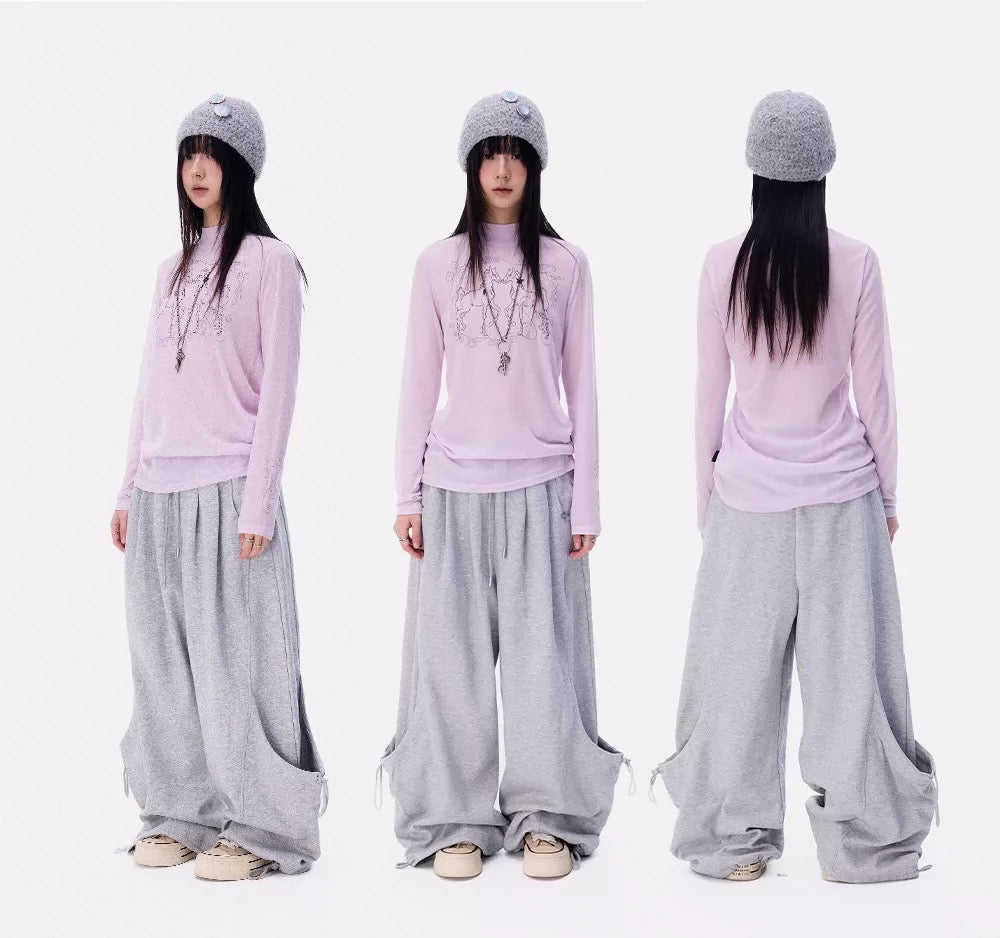 AIR EMBROIDERY LONG SLEEVE T