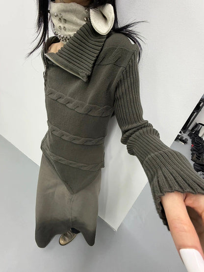 ARMY DECONSTRUCTED SKIRT