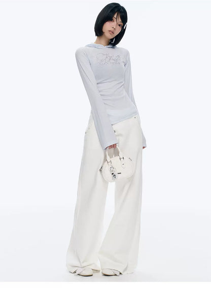 LIGHTWEIGHT HOODED LONG SLEEVE TOP