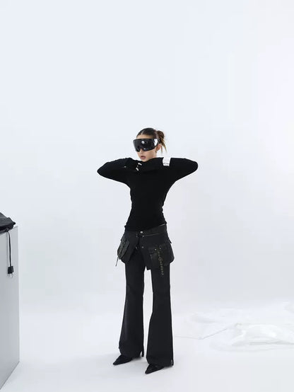 DECONSTRUCT FLARE PANTS