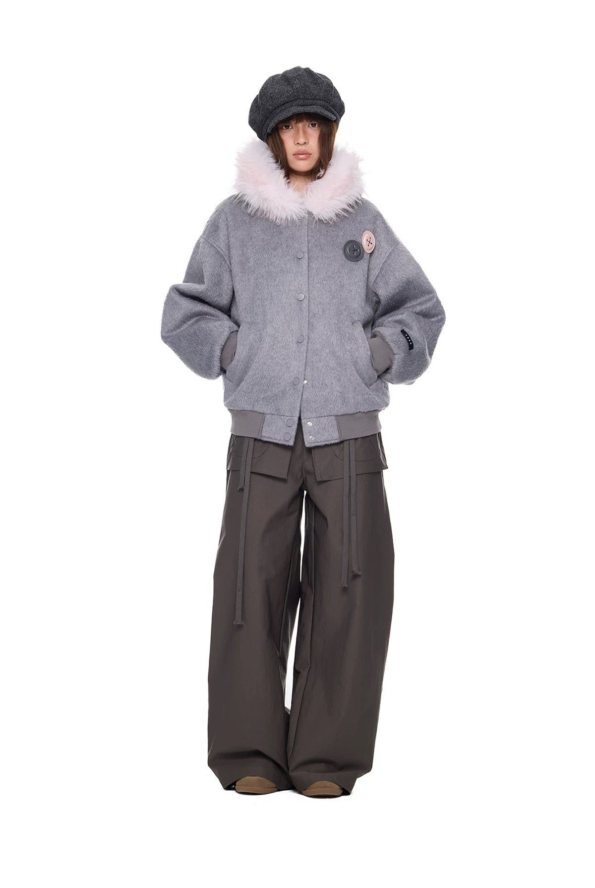 STRAPPED COLLAR JACKET