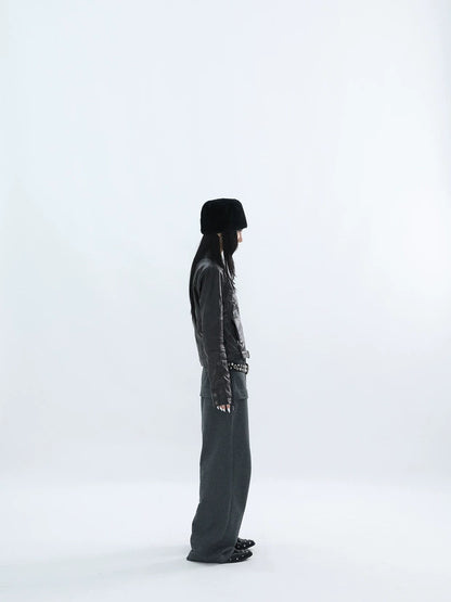 MATTE LEATHER JACKET