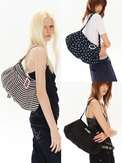 Pleated Shoulder Bag