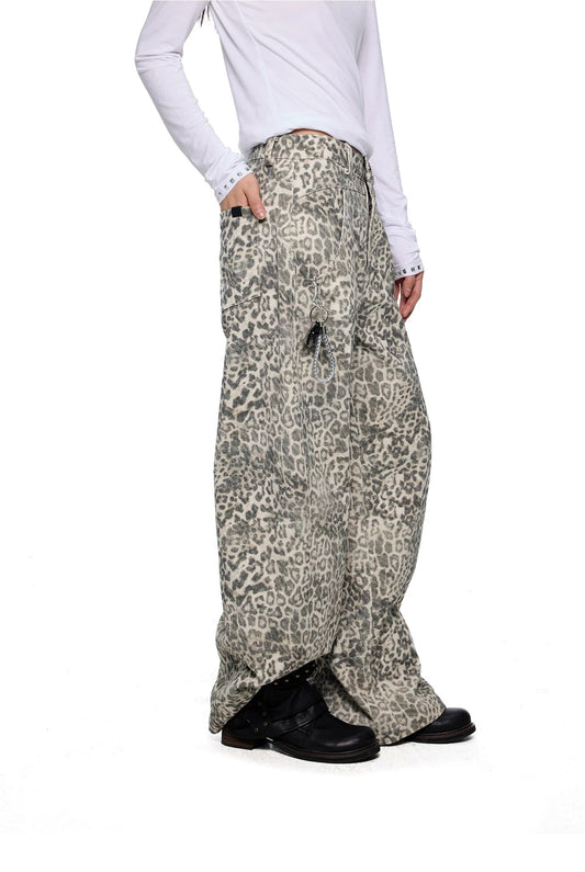 LOW-SWELL LEOPARD PANTS