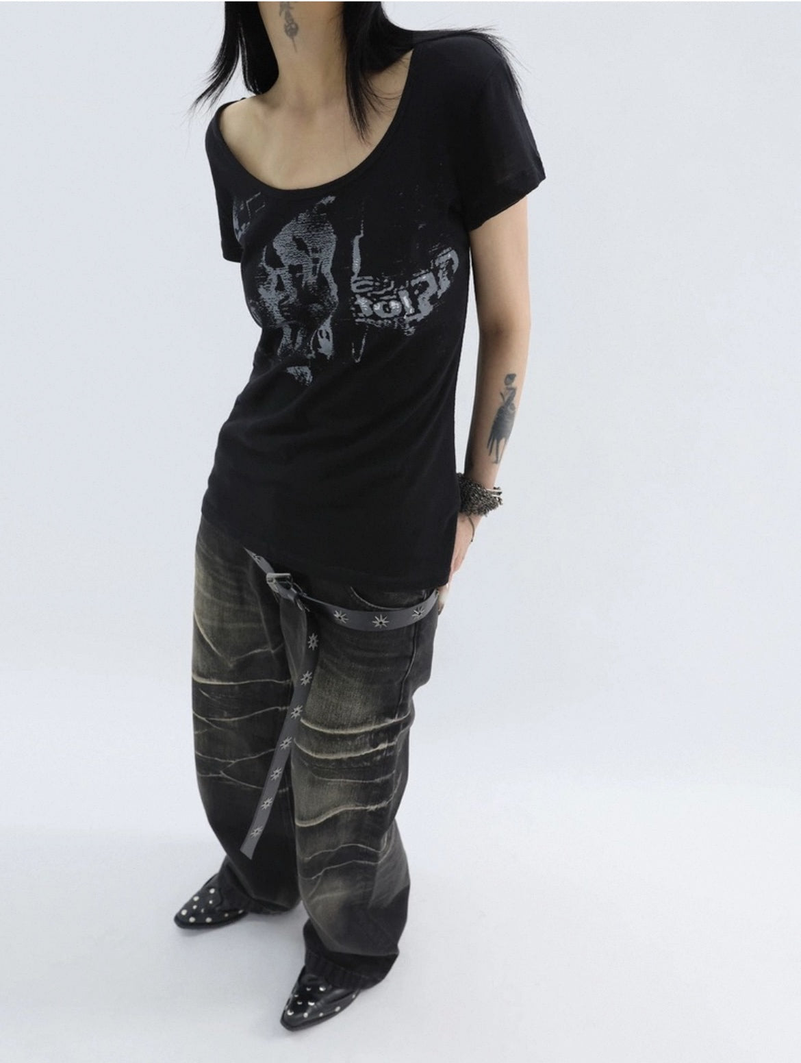 [SALE] GRAFFITI WOOL TEE