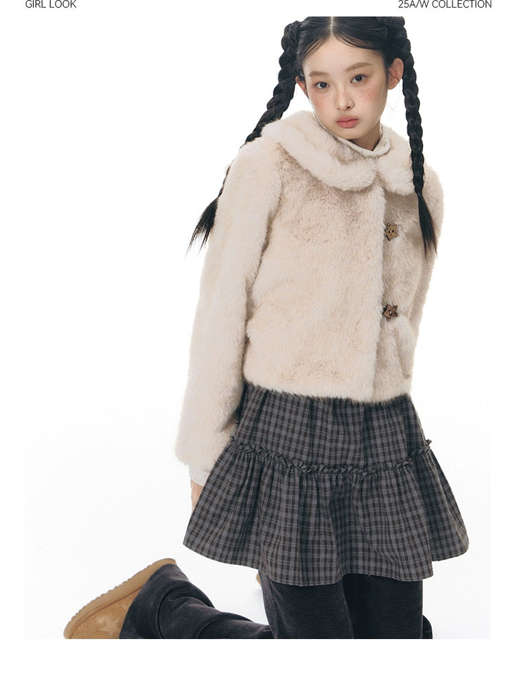 SOFT CREAM COLLAR JACKET