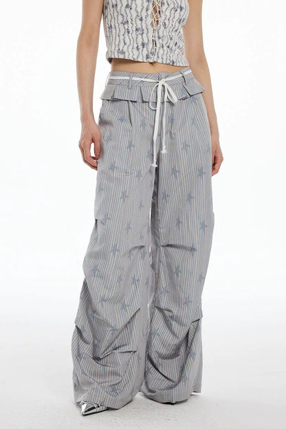 STRIPED STAR PANTS