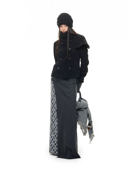 PATCHWORK HALF SKIRT