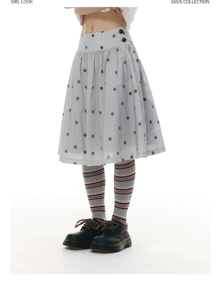 RETRO POLKA DOT SKIRT