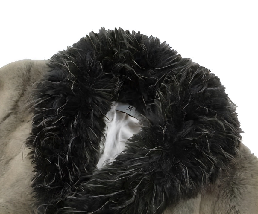 THICK FUR COLLAR COAT